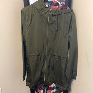Forest Green Windbreaker